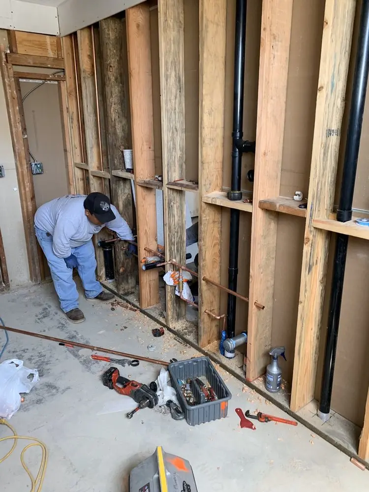 Commercial rough-in plumbing for Trenchless Sewer Repair in Waynesville